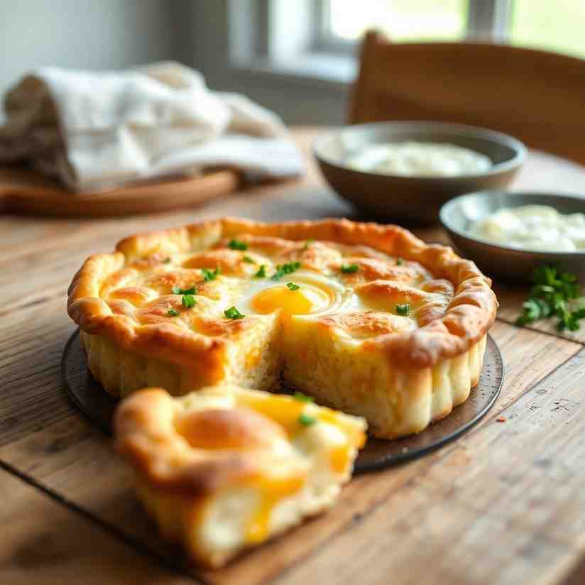 Bosnian Sirnica - Cottage Cheese Pie